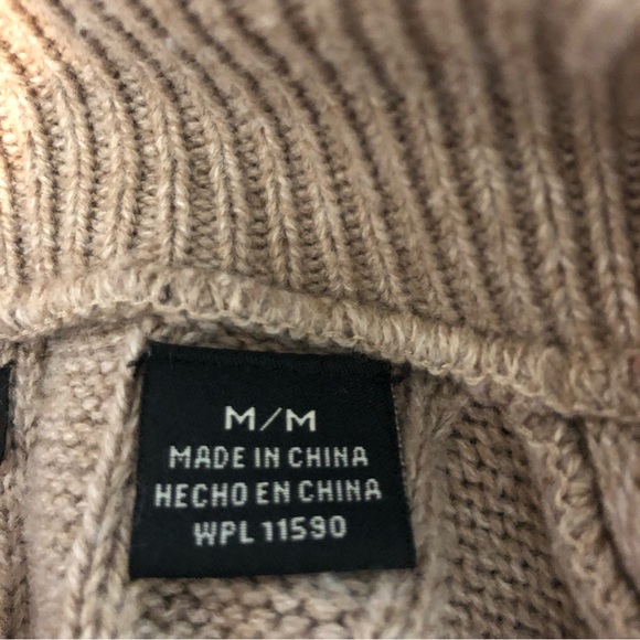 Weatherproof women’s full zip long sleeve ribbed sweater pockets Sz M gray - Picture 7 of 10